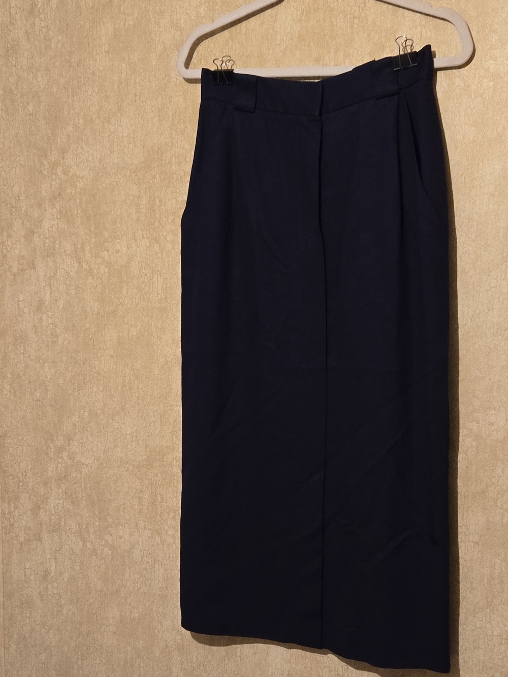 JH Collectibles Navy Pencil Midi Skirt